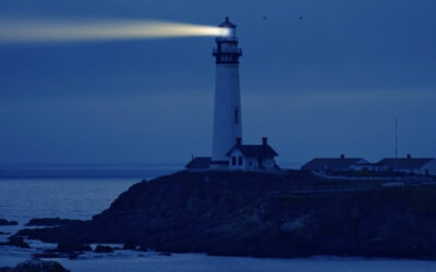 A steady beam into the darkness
